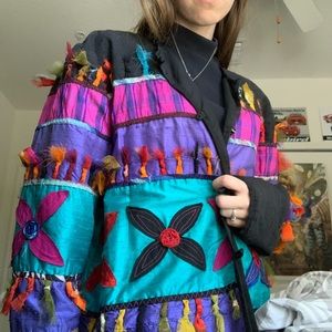 Funky vintage abstract jacket